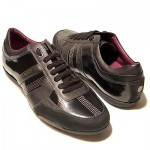 $295 Hugo Boss Black Label Leather Sneakers Mens 11 44 Oxford Shoes 10.5 43.5