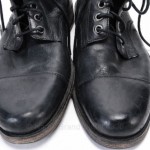 Cole Haan C09054 10 black leather Chukka Ankle Cap Toe Moto Laced boot shoe