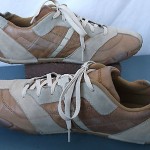 Diesel, Beige Tan Suede Leather Fashion Sneakers. Sz. 10 M