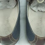 Cole Haan Air Colton Saddle | Brown Leather, Navy Canvas, Nike Air, sz 12, w/box