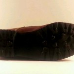 Men cole haan lace up sheepskin leather brown boots sz 9m