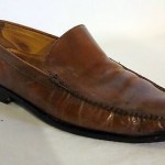 COLE HAAN Mens Slip-On LOAFERS Brown Leather Casual Used Shoes Size 9