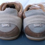 Diesel, Beige Tan Suede Leather Fashion Sneakers. Sz. 10 M