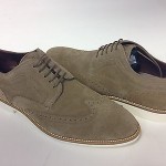 New HUGO BOSS Cortios Beige Casual Wingtip Oxford Lace-Up Dress Shoes $275