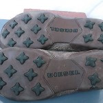 Diesel, Brown Green Suede Leather Fashion Sneakers. Sz. 9.5 M