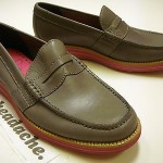 DS NEW COLE HAAN MENS NIKE  LUNARGRAND PENNY LOAFER sz US 8.5 GREY/PINK WINGTIP