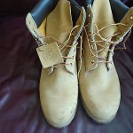 NEW MENS TIMBERLAND BOOTS SIZE 10 1/2 M  YELLOW LEATHER