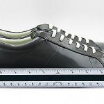HUGO BOSS RED LABEL FUTTIO GRAY SHOES SNEAKERS PATENT LEATHER NEW SZ 10 43