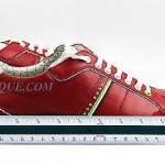 HUGO BOSS GREEN LABEL STREAMETAL RED SHOES SNEAKERS LEATHER & NYLON NEW SZ 11 44