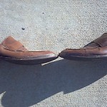 Hugo Boss Mens Shoes Brown Leather Loafer Slip On sz 10 US Made in Italy EUC