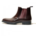 Hugo Boss ITALY Brown Ankle Rain Dress Boots Mens 9 42 Casual Patent Tuxedo 9.5