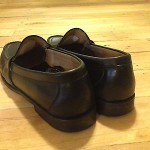 COLE HAAN MENS BLACK SLIP ON LOAFERS DRESS SHOES SIZE 10 D