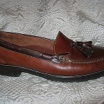 Mens COLE HAAN Brown Leather TASSEL SLIP-ON LOAFERS SHOES 11.5 M excellent