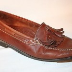 COLE HAAN Men’s Size 10.5 LOAFERS Slip-On TASSLE Shoes Brown Leather