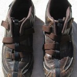 DIESEL FOOTWEAR EXPLORER BROWN LEATHER VELCRO SHOES MENS SIZE 7.5; GUC