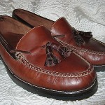 Mens COLE HAAN Brown Leather TASSEL SLIP-ON LOAFERS SHOES 11.5 M excellent