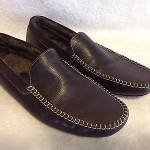 COLE HAAN  Men’s “Shearling Lined” Leather Shoe