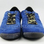 HUGO BOSS GREEN LABEL CALIF BLUE SUEDE SHOES SNEAKERS LEATHER NEW SZ 10 43