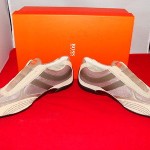 GENUINE HUGO BOSS 276 TAUPE MIX MENS SHOES SIZE 43 US 10