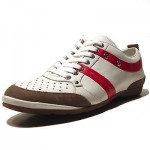 $295 Hugo Boss ORANGE Label Lace-up Sneakers White Mens Shoes 9 42 Trainers 8.5