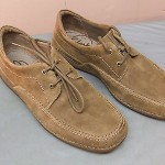Men’s Clarks Killick Shoes Taupe Suede Leather Size 11.5 – NEW IN BOX