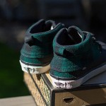 Vans Men California Chukka Del Pato Flannel Shoes Duck boot Black Green