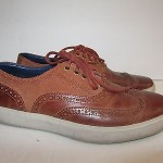 Cole Haan Bergen Wingtip Oxford Mens Casual Shoes Split Leather Suede size 7.5 M
