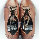 HUGO BOSS BLACK LABEL HANDMADE PROMISE DRIVING BROWN SHOES LEATHER NEW SZ 10 43