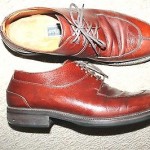 Cole Haan moc toe leather oxfords, size 12 M, dark brown leather