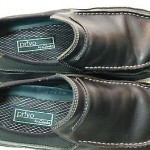 PRIVO By Clarks Mens Shoes Size 8M Black Leather Loafers