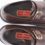 COLE HAAN Country Brown Leather Monk Strap Cap Toe Shoes – Men’s 10 D