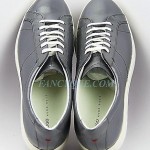HUGO BOSS RED LABEL FUTTIO GRAY SHOES SNEAKERS PATENT LEATHER NEW SZ 10 43