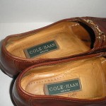 COLE HAAN MEN’S LIGHT BROWN LEATHER SLIP ON SHOES\LOAFERS  SZ 9.5 M