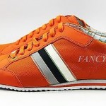 HUGO BOSS GREEN LABEL ORANGE SHOES SNEAKERS NYLON NEW SIZE 10 43  (EU)
