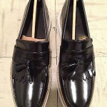 Cole Haan Nike Lunargrand Tassel Loafer Exclusive Hiroshi Black Leather SoHo 9.5