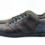 HUGO BOSS ORANGE LABEL BROWN ORLINOT SHOES SNEAKERS LEATHER NYLON NEW SIZE 10 43