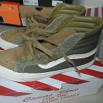 VANS WTAPS OLIVE DRAB BROWN SK8 HI OG LX SIZE 9 US BRAND NEW UNWORN RECEIPT