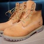 Timberland Mens Boots 6 inch Premium Wheat Nubuck Leather Construction size 7.5