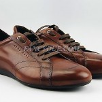 HUGO BOSS BLACK LABEL HANDMADE PROMISE DRIVING BROWN SHOES LEATHER NEW SZ 10 43