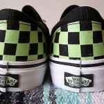 VANS Classic Slip-On Men’s Skate Shoes Glow Checks/Black Size 10 NIB!! NICE!!