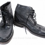 Cole Haan C09054 10 black leather Chukka Ankle Cap Toe Moto Laced boot shoe