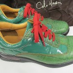 Cole Haan Mens Shoes Air Conner Green Croc Print 7.5 M