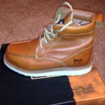 Men Timberland 53008 Pro Wedge 6″ Brown Rust Leather Steel Toe Work Boot 12M