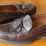 Mens Brown Casual Leather Cole Haan Country Driving Moccasin Shoes size 8