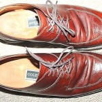 Cole Haan moc toe leather oxfords, size 12 M, dark brown leather