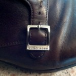 HUGO BOSS  SIDE BUCKLE  BROWN LEATHER SHOES SZ 8.5