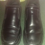 Cole Haan Nike Air Men’s Black Leather Loafers size 15M