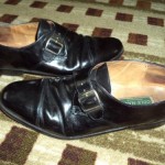 Cole Haan Leather Buckle Loafer Black Shoes Sz 12 Mens