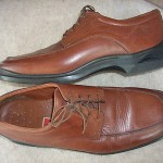 Cole Haan Nike Air men Brown Oxfords shoes Sz 12 M Pre-owned