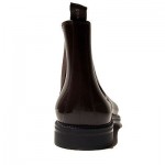 Hugo Boss ITALY Brown Ankle Rain Dress Boots Mens 9 42 Casual Patent Tuxedo 9.5